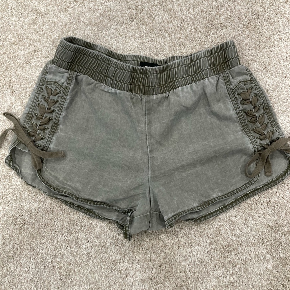 *2 for $10*  Express Olive green shorts